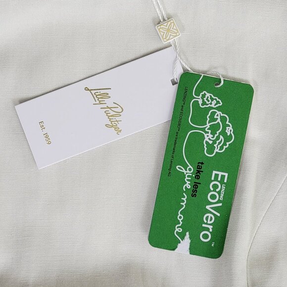 NWT Lilly Pulitzer Aubria Sleeveless Shift Dress Breezy Aqua Jungle Escape - 8 - Picture 11 of 15